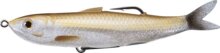 Livetarget Shiner Walking Bait Amber/Silver Flake 115 mm 14 G