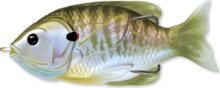 Livetarget Sunfish Walking Bait Natural/Olive Bluegill 75 mm 12 G