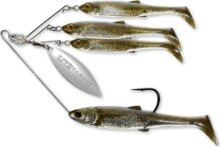Livetarget Minnow Spinner Rig Green Pumpkin/Silver Small 11 G