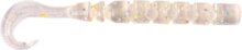 Mustad Aji Curly Tail 2.5" Clear Rainbow Glitter 12db/csomag