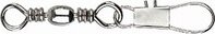 Mustad Barrel Swivel With Interlock Snap 12×B1 10db/csomag
