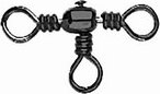 Mustad Barrel Three Way Cross Swivel 2 10db/csomag