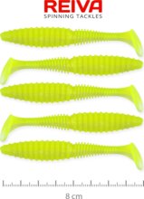 Reiva Zander Power Shad 8cm 5db/cs (Flash Lemonade)
