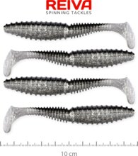 Reiva Zander Power Shad 10cm 4db/cs (Flash Bleak)