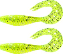 Nevis Twister Shad 14cm 2db/cs (Zöld flitter)