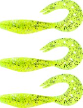 Nevis Twister Shad 11cm 3db/cs (zöld flitter)