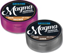 Kryston Magma Armour Coated Braid 45Lbs 15m Brown