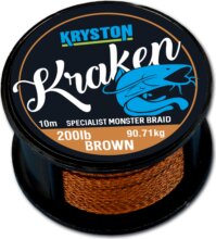 Kryston Kraken Monster Braid 200Lbs 10m Brown