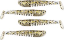 Nevis Impulse Shad 10cm 4db/cs (Salt and Pepper)