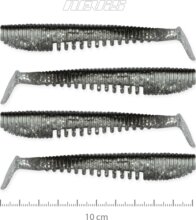 Nevis Impulse Shad 10cm 4db/cs (Flash Bleak)
