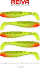 Reiva Flat Minnow shad 7,5cm 5db/cs (Watermelon)