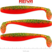 Reiva Flat Minnow shad 12,5cm 3db/cs (Crazy Tomato)