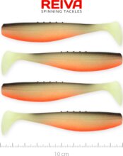 Reiva Flat Minnow shad 10cm 4db/cs (UV Roach)