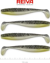 Reiva Flat Minnow shad 10cm 4db/cs (Moonshine Bleak)