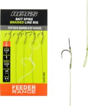 Nevis Feeder előke csalitüskével szakáll nélküli horoggal 8-as