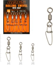 Nevis Extra erős forgó biztonsági kapoccsal 4/0 5db/cs