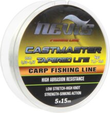 Nevis Castmaster Tapered Line 5x15m 0.20-0.57mm