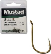 Mustad Ultra Np Out Turned Eyed Feeder 14 10db/csomag