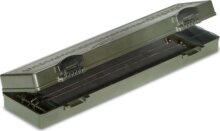 ANACONDA Rig Carrier előketertó doboz 30 előkéhez / + 3 kis doboz / + 30db gombostű / 30,4 X 9,5 X 4,7cm