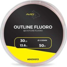 Avid Carp Outline Fluoro 50m-30LB/ 13,6kg 0,50mm