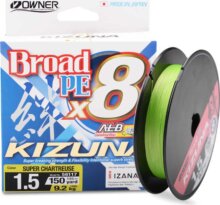 OWNER Kizuna X8 Chartreuse 135 m - 0,15 mm