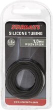 Starbaits Gubancgátló szilikon cső - Silicone Tubing Zöld 1,0mm 1,5m
