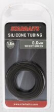 Starbaits Gubancgátló szilikon cső - Silicone Tubing Zöld 0,6mm 1,5m