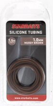 Starbaits Gubancgátló szilikon cső - Silicone Tubing Barna 1,0mm 1,5m