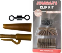 Starbaits Clip Kit Set ólomkapocs gumiharanggal (10db) barna