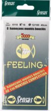 Sensas Előkötött horog Feeling 6110 Bronze 18cm 14/0,14 8db