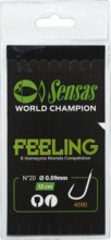 Sensas Előkötött horog Feeling 4590 15cm 8db 16/0,12mm