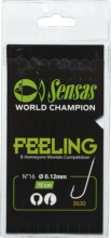Sensas Előkötött horog Feeling 3630 15cm 8db 16/0,12mm