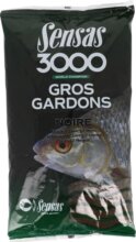 Sensas Etetőanyag 3000 Gros Gardons Black (nagy koncér-fekete) 1kg