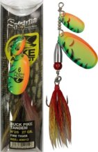 Pezon & Michel Körforgó villantó Buck Pike Tandem 27g Fire Tiger