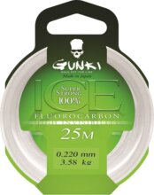 Gunki Fluorocarbone Ice 25M 0,19mm