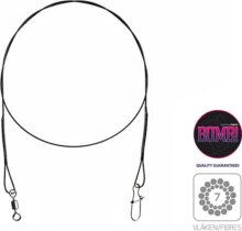 Delphin Titán előke huzal BOMB! forgóval és kapoccsal (2db/20cm/4kg)