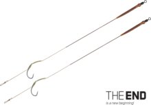 Delphin THE END Skin rig kötött horog / 2db (20cm/25lbs/#4)