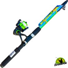 Frenetic Gyerek szett 1,8m bottal, szerelékkel és zsinórral tekert orsóval 1,8m