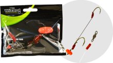 Wizard Monster Surface Livebait Double Monobraid Rig 9/0+11/0 Round