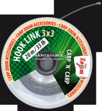 CZ Előkezsinór - 3x3, 20 m, 35 lb, barna