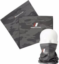 Major Craft Uv-Cut Face Guard Csősál Dark Grey Camo