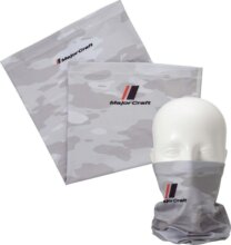 Major Craft Uv-Cut Face Guard Csősál Light Gray Camo