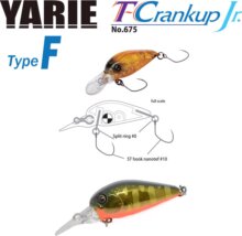 Yarie Jespa Yarie 675 T-Crankup Jr Type F 2.8mm 1.8g C33 Kurokin Yamame Mg