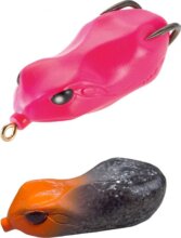 Tiemco Vajra Frog Frg-60 6cm 19 Orange Head/Smoke Glitter