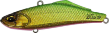 Duo Bayruf Tide Vib 70 7cm 15.5g Cyaz411 Uv Secret Green Gold wobbler