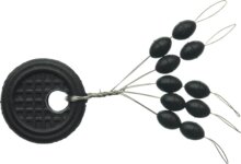 Sensas Stopper Black Oval M 10db