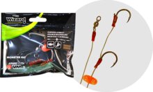 Wizard Monster Surface Livebait Double Braided Rig 7/0+9/0 Round