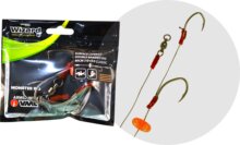 Wizard Monster Surface Livebait Double Braided Rig 7/0+9/0 Classic