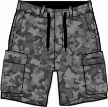 Shimano SHM Cargo Shorts Grey Camo XL