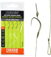 Nevis Feeder fonott előke csalitüskével 8-as 5db/cs.